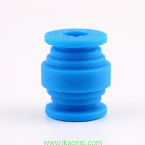 spiral blue silicone rubber vibration damper for gimbal flight controller mount