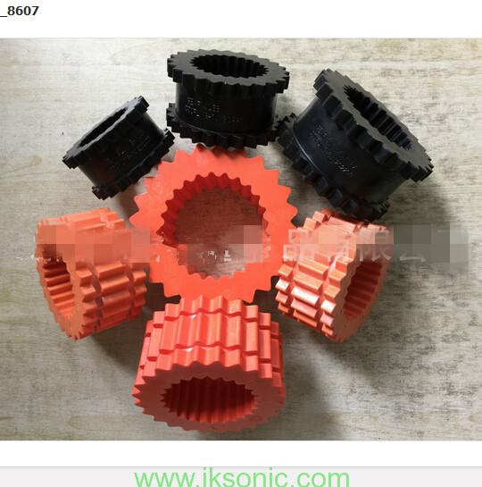 IKSONIC RED TEETH TYPE Coupling elastomer and custom the Non-standard rubber parts for couplings equipment