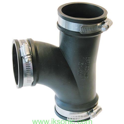 Fernco three pipe joint Flexible Coupling, Socket To Pipe Connection factory pvc pipe fitting