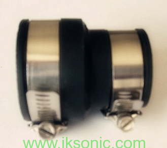 PVC rubber coupling for pvc pipe flexible Type D-Changeable Diameter Clip drive