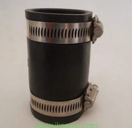 2 in. x 2 in. DWV Flexible PVC Coupling-P1056-22 and 1.5inch pipe coupling joint