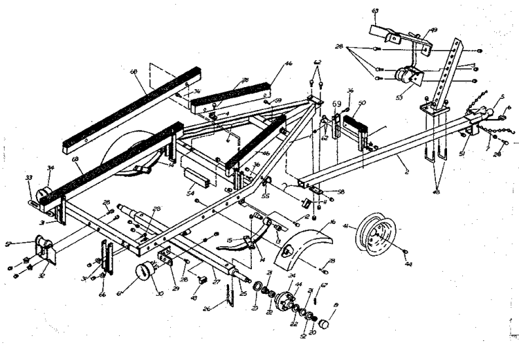 1992 escort boat trailer parts 1992 escort boat trailer parts
