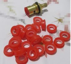 Tap valve quick opening of food-grade silicone ring gasket washer flat washer, valve fittings, o ring seal, rubber gasket seal red and blue seal