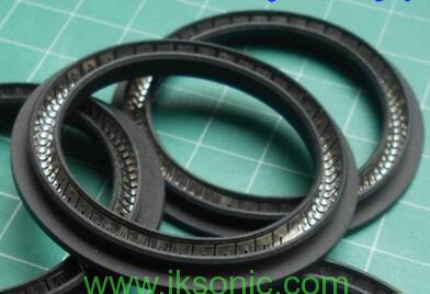 ptfe piston seal teflon with stainless steel V spring