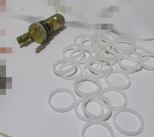 wholesale Tap valve quick opening of food-grade silicone ring gasket washer flat washer, valve fittings, white o ring seal, rubber gasket seal