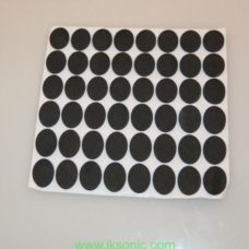 Self-adhesive rubber foot pads