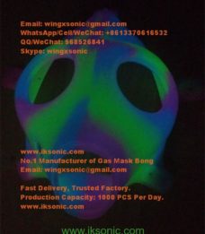 glows smoking mask bong for sale smoke face mask water pipe gas mask water bong www.iksonic.com