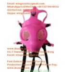 Pink Color code 226 Luminous Type Glows in the Dark smoking mask bong for sale smoke face mask water pipe gas mask bong