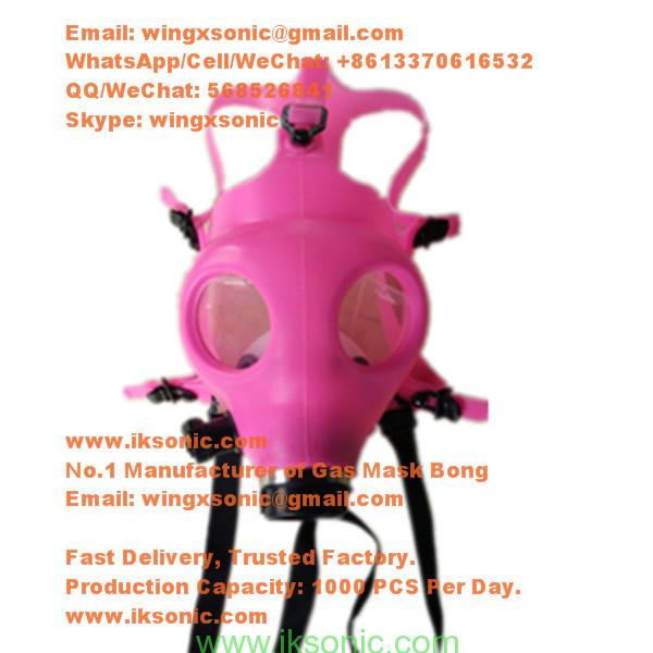 Best Bong Mask Bong Gas Mask tobacco Rubber Plastic full face gas mask bong pink glows smoking mask bong for sale smoke face mask water pipe