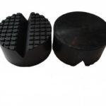 Rubber block pad for floor jack Rubber Jack pad diameter 100mm height 50mm V groove 18mm for car jack