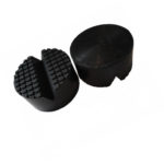 Rubber block pad for floor jack Rubber Jack pad diameter 100mm height 50mm V groove for car jack