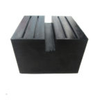 Universal Square Rubber Jack Pad Slot Groove 50mm Height