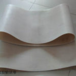 White red Silicone rubber Conveyor Belt Manufacturer for plastic bag machinery