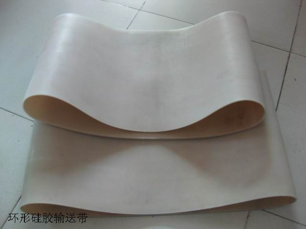 Rubber Heat Resistant Conveyor Belt White Silicone Conveyor Belt Manufacturer for zip lock plastic bag machinery