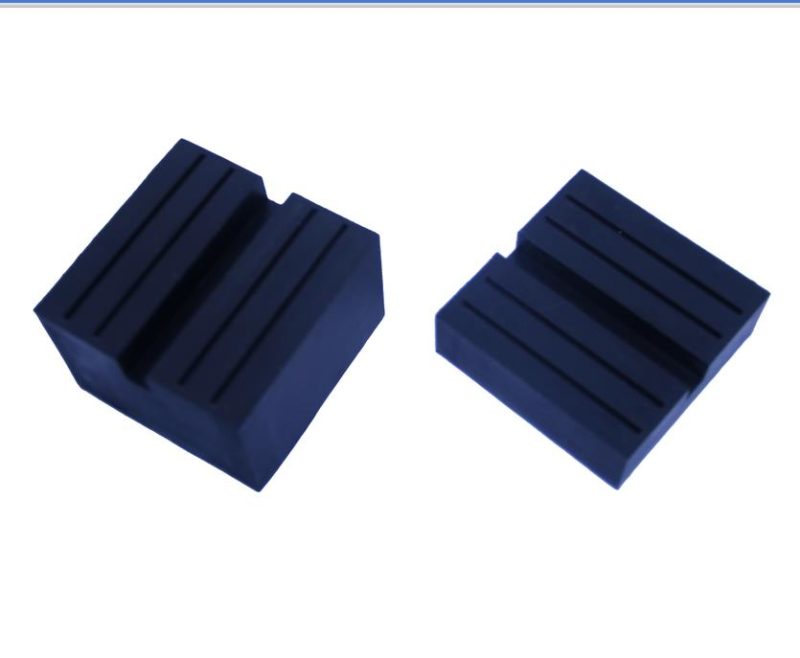 manufacturer of universal square rubber jack pad with slot for floor jack