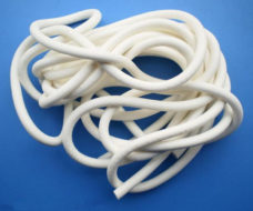 sponge rubber cord Solid silicone rubber foam cord seal strip