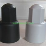 Black PVC plastic bolt cover factory direct PE PVC protective cap nuts cap nuts pp bolt cover