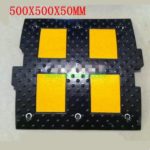 Rubber Plastic Speed Humps Traffic Road Safety Street Road Security manufacturer