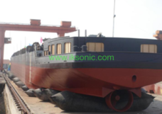 rubber airbag inflatable Boat ship launching water airbag bladder ship launching method