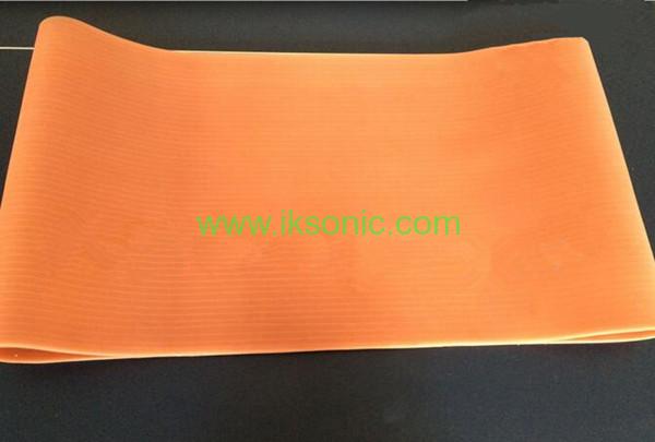 Silicone Conveyor Belt fabric inserted reinforced belt conveyor manufacturer supplier Red transparent silicone rubber plastic bag