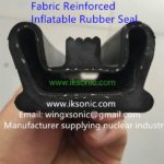 fabric reinforced inflatable rubber seal EPDM door air seal inflatable seal bladder