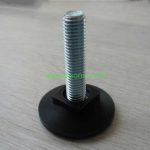 machine furniture foot rubber plastic pad with metal screw foot level Industrial pedestal bolts, plastic bolts