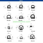 High temperature seal Oven seal silicone e type seal heat resistant