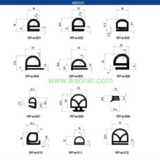 High temperature seal Oven seal silicone e type seal heat resistant