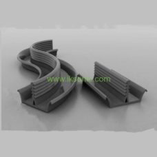 curtain wall sealing strip TOB with clay pendant with rubber strips EPDM Clay plate seal