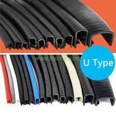 metal edge clamp rubber seal strip custom large thickness