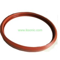 red brown silicone seal gasket ring pipe line joint pipe connector