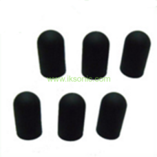 Touch screen conductive silicone rubber tips
