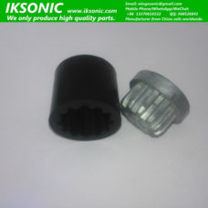 Black rubber sleeve gear coupling