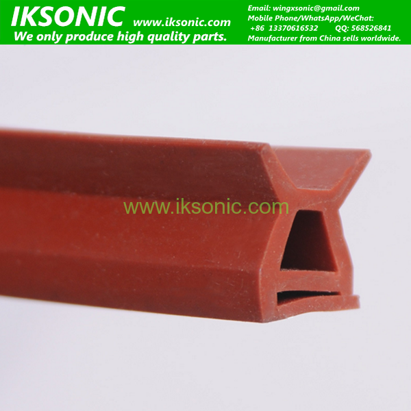 High temperature heat resistant U type silicone rubber seal strip