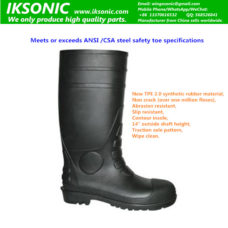 Industrial Steel Toe Knee Boot rubber chemical resistant protective work boot
