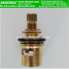 Quick opening faucet washer copper spool ceramic pads