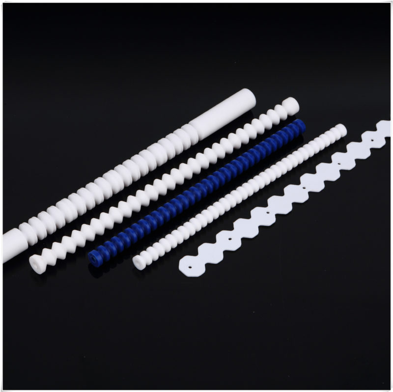 Wavy PTFE cleaning bead PTFE Teflon rack customized Teflon Stick