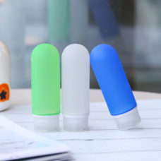 silicone Travel sub-bottle set Amazon lotion bottle 4-in-1 china manufacturer 89ML food grade Major down stream platforms:wish, amazon, ebay