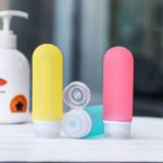 silicone Travel sub-bottle set Amazon lotion bottle 4-in-1 china manufacturer 89ML food grade Major down stream platforms:wish, amazon, aliexpress, ebay