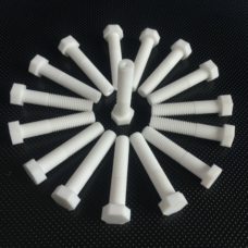 Factory wholesale PTFE screw PTFE bolt Teflon screw high temperature and acid and alkali insulation plastic parts manufacturer supplier mfg source