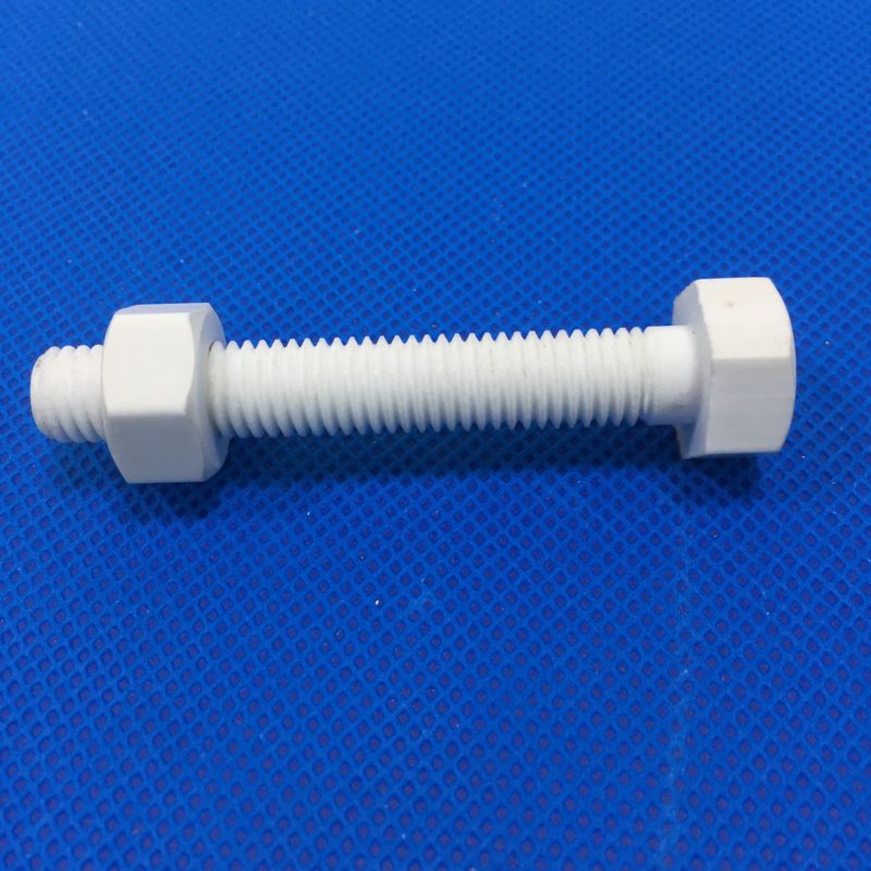 Factory wholesale PTFE screw bolt Teflon screw high temperature and acid and alkali insulation plastic parts manufacturer supplier mfg source