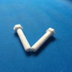 Factory wholesale PTFE screw PTFE bolt Teflon screw high temperature and acid and alkali insulation plastic parts manufacturer supplier mfg source