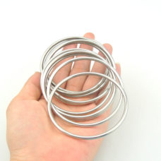 High pressure metal hollow core stainless steel o-ring seal SS316 corrosion resistant
