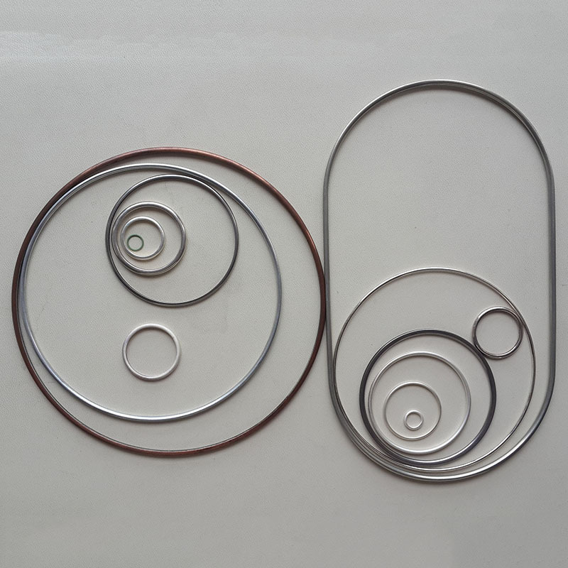 High pressure hollow metal core stainless steel o-ring seal SS316 corrosion resistant