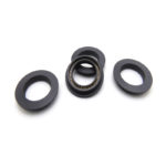 oem factory ptfe teflon Wear-resistant rotating pan plug seal V-shaped spring lip seal ring