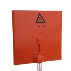 Silicone Heater sheet rubber pad 12X12CM 120W 12V Cube Prusa i3 RepRap 3D