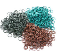 brown blue green FKM Viton fluorine rubber O ring seal small size High Temperature
