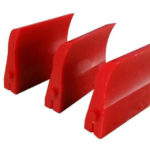 China standard Custom Manufacturers rubber PU Polyurethane Blade Cleaner Scraper