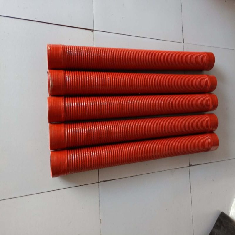 Steel wire corrugated silicone tube fabric inserted reinforced, intercooler connection silicone pipe