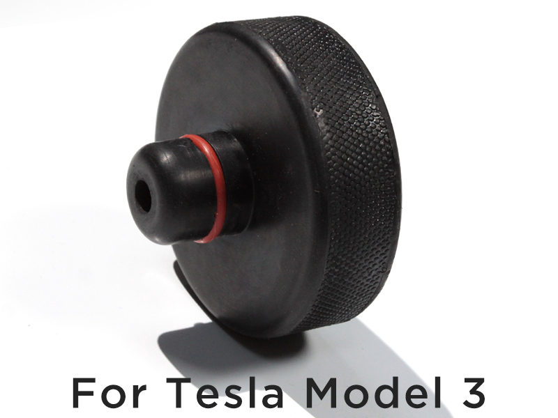 Suitable for Tesla Model3/Y/S/X car bottom jack shock absorption rubber pad modelY modification